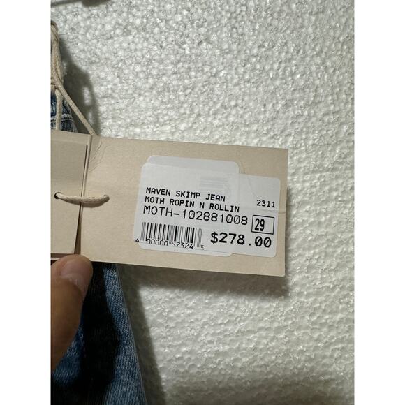 MOTHER SUPERIOR High Waist Jeans The Maven Skimp in Ropin n Rollin NWT - Picture 5 of 13